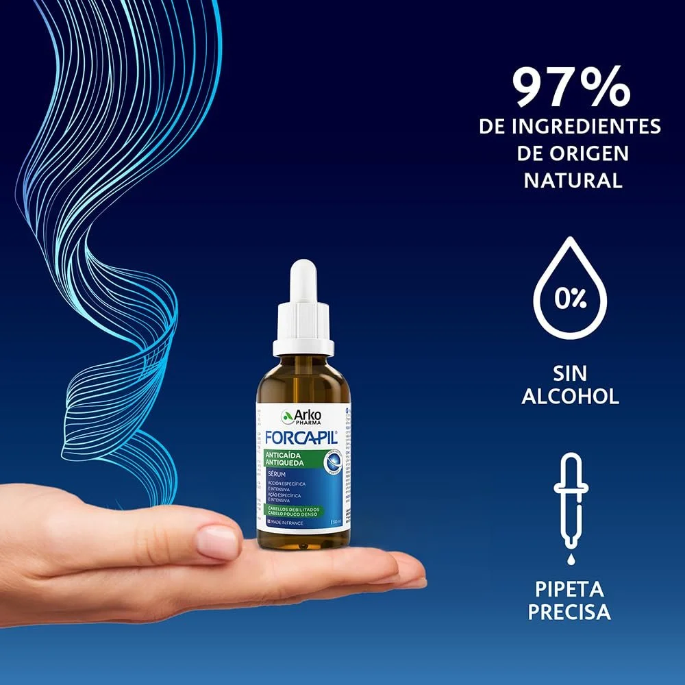 Сироватка Arkopharma Forcapil проти випадіння волосся, фото №5 Сироватка Arkopharma Forcapil проти випадіння волосся, фото №5