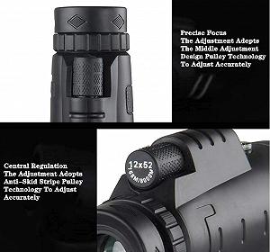 Монокуляр Telezoom 12X50 FMC-объектив/Bak4 Водонепроницаемый synthetic.ua - Фото 1