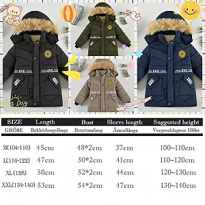 Куртка linboo Зимняя для мальчиков synthetic.ua - Фото 1