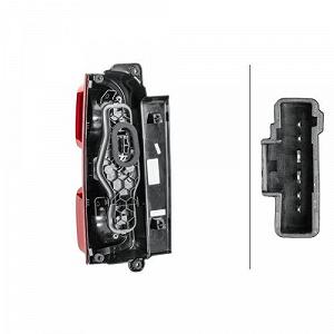 Задний фонарь HELLA 2SD 354 845-021 для CITROËN PEUGEOT TOYOTA DS synthetic.ua - Фото 1