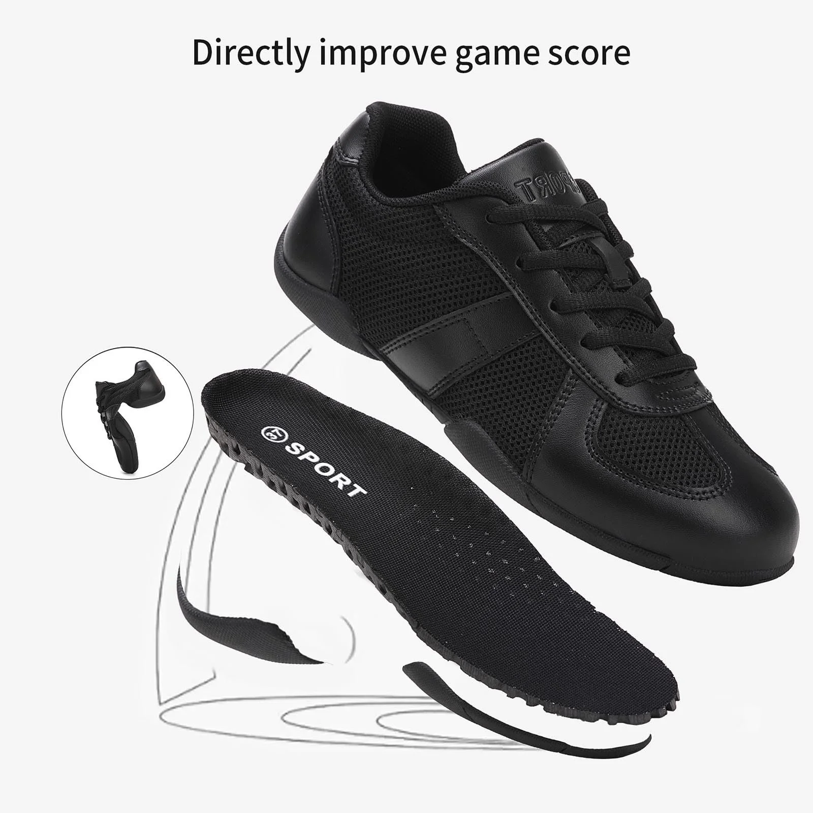 Кросівки Cheerleading для дівчат Cheerleader Dance Trainers Cheer Shoes, фото №4