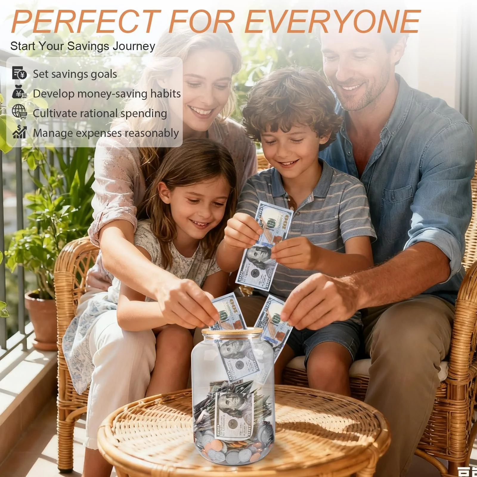 Скарбничка-свиня велика пластикова прозора PET, фото №6