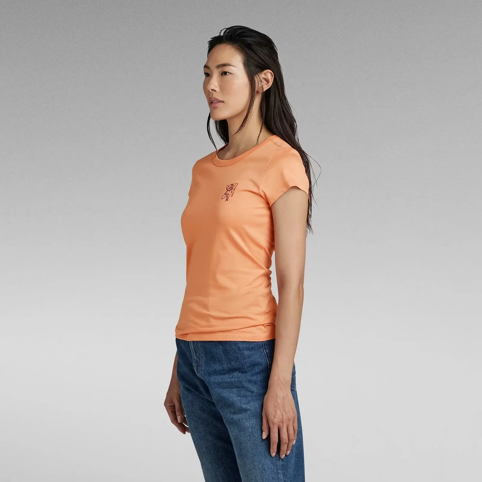 Женская футболка G-Star RAW Tulip Graphic Slim T-Shirt - XS, фото №2