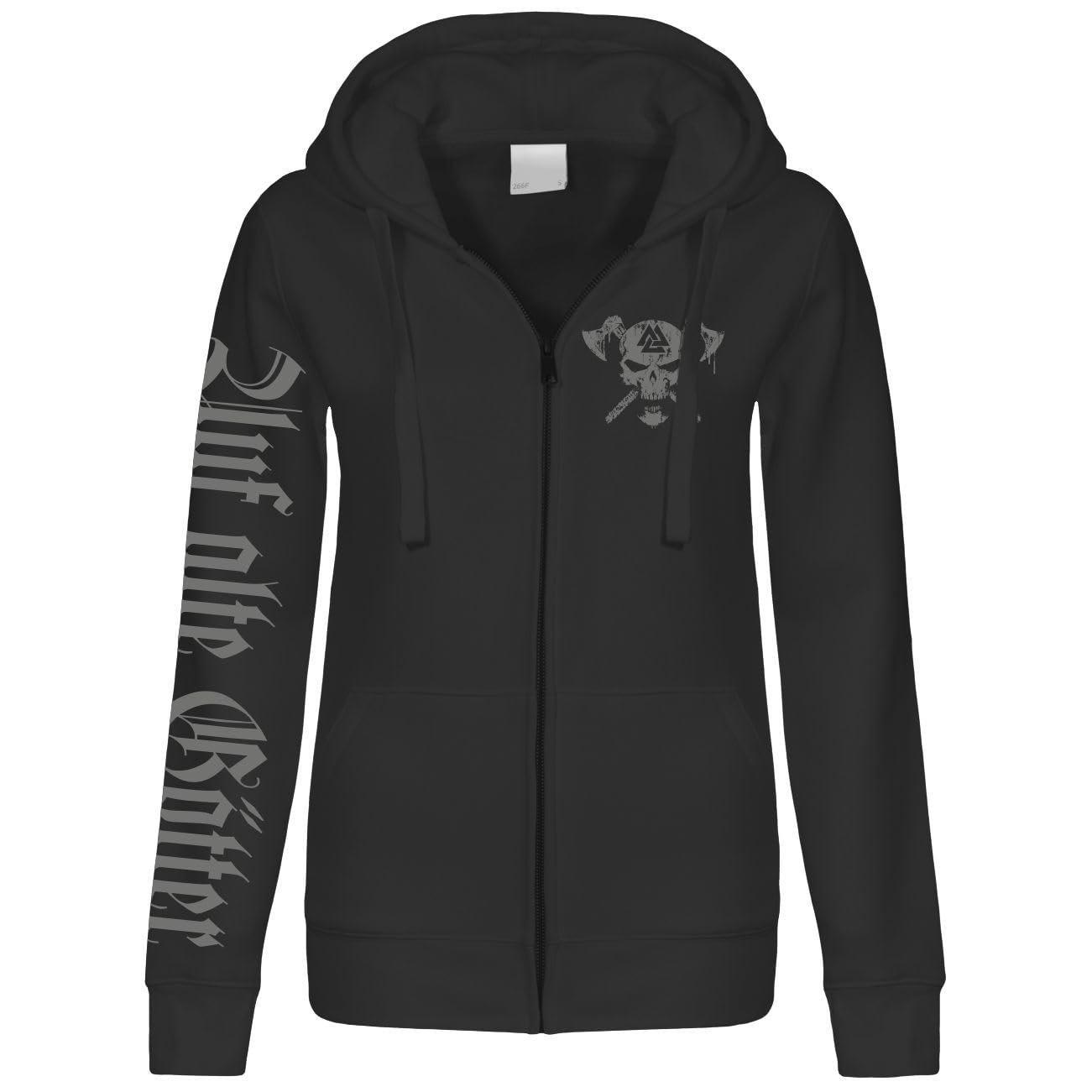 Женская куртка с капюшоном Valknut Odins Raven Schildmaid Hooded Zipper Размер M - XXL, фото №2