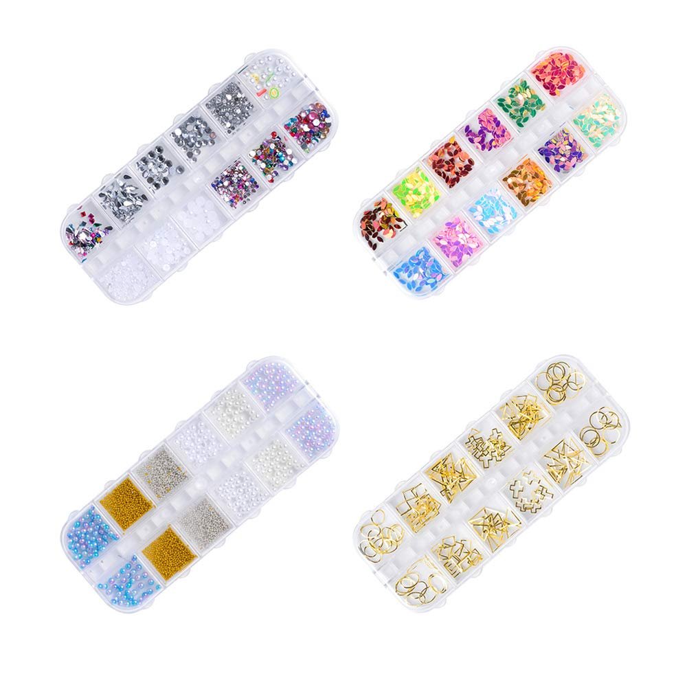 Металлические заклепки Тип Стразы для ногтей 4 шт Золотистый, фото №1 Металлические заклепки Тип Стразы для ногтей 4 шт Золотистый, фото №1