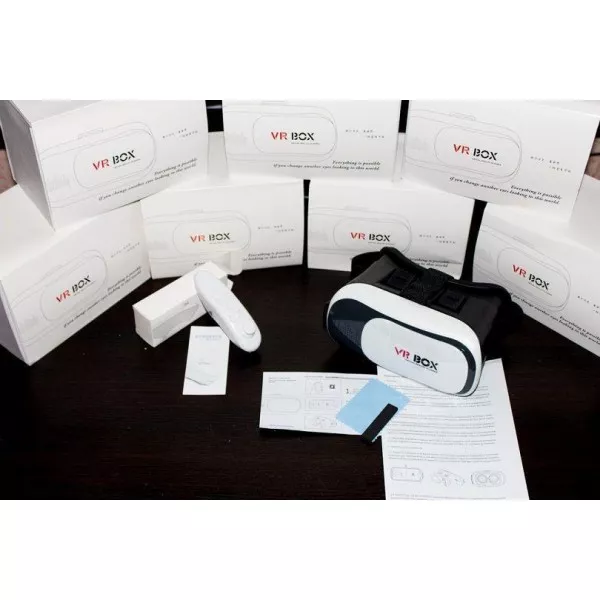 ШЛЕМ віртуальної реальності VR BOX 2 Пульт 3D окуляри, фото №6
