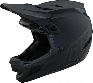 Шолом Troy Lee Designs D4 Composite для гірського велосипеда, Plain, для дорослих, чорний, XL - Фото 1