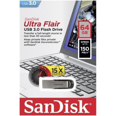USB флеш-накопичувач Sandisk 64gb Flair USB 3.0 SDCZ73-064G-G46, фото №5 USB флеш-накопичувач Sandisk 64gb Flair USB 3.0 SDCZ73-064G-G46, фото №5