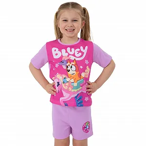 Піжама BlueY для дівчат, піжама Бінго, дитяча, літня піжама, коротка піжама для дівчат synthetic.ua - Фото 1