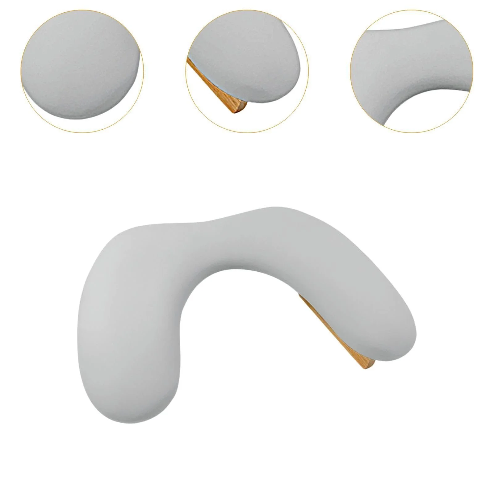 Підлокітник Generic, подушка для рук для манікюру, сіра, фото №4