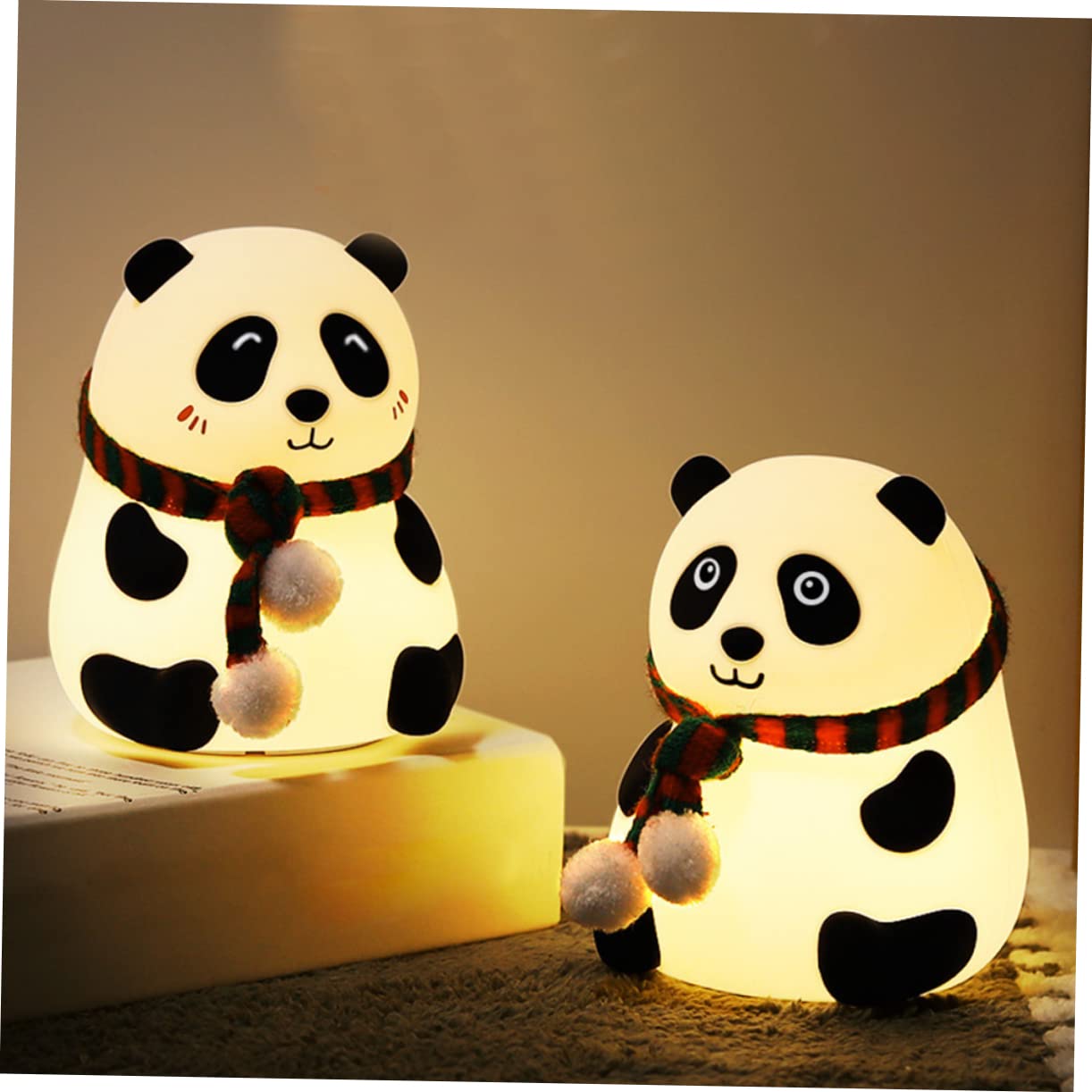 Лампа DOITOOL Panda Night Duck LED Детская Настольная Силиконовая, фото №7