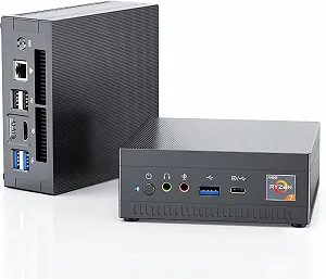 Купити Міні ПК NiPoGi AM06 / AMD Ryzen 7 3750H / RAM 16GB / SSD 512GB / 1 x HDMI / 2 x LAN / Wi-Fi / Bluetooth / Windows 11 / Сірий - Фото 1 Міні ПК NiPoGi AM06 / AMD Ryzen 7 3750H / RAM 16GB / SSD 512GB / 1 x HDMI / 2 x LAN / Wi-Fi / Bluetooth / Windows 11 / Сірий - Фото 1