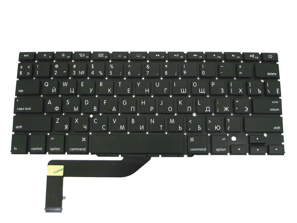 Клавиатура для APPLE Macbook Pro A1398 MC975 MC976(2012) гор энтер, фото №1