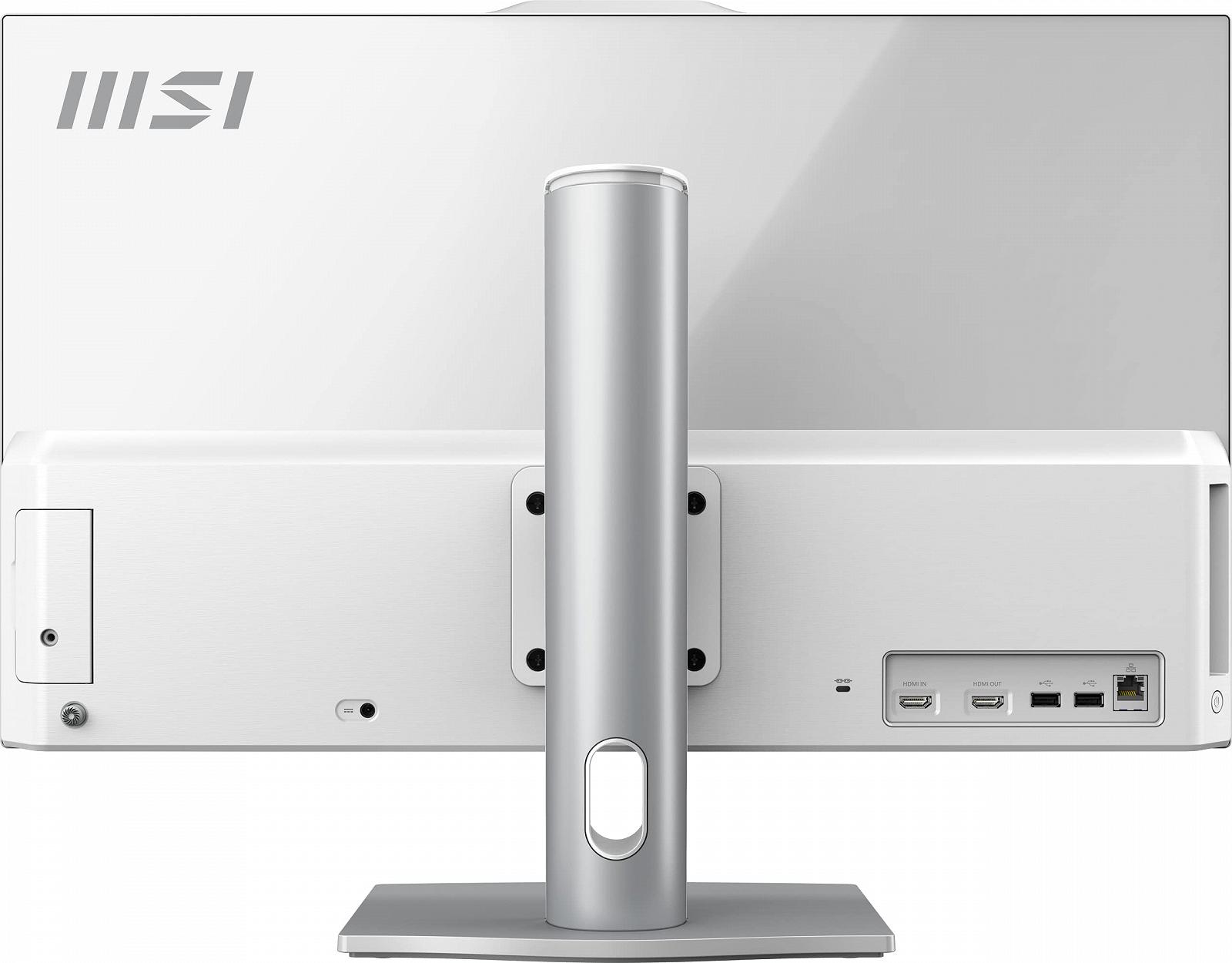 MSI Modern AM272P 12M 27 дюймов i5-1240P DDR4 8GB 512G M.2 PCIe SSD Windows 11 Pro белый моноблок, фото №5