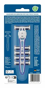 Бритва Wilkinson Sword Extra 3 Essentials Hybrid с 4 сменными картриджами synthetic.ua - Фото 1