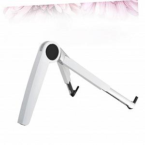 Подставка для ноутбука NOLITOY Регулируемая алюминиевая треугольная Складная Стабильная для планшета Охлаждающая функция Портативная для офиса дома путешествий - Фото 1