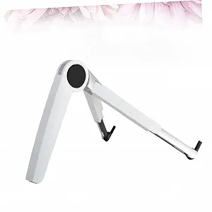 Подставка для ноутбука NOLITOY Регулируемая алюминиевая треугольная Складная Стабильная для планшета Охлаждающая функция Портативная для офиса дома путешествий - Фото 1