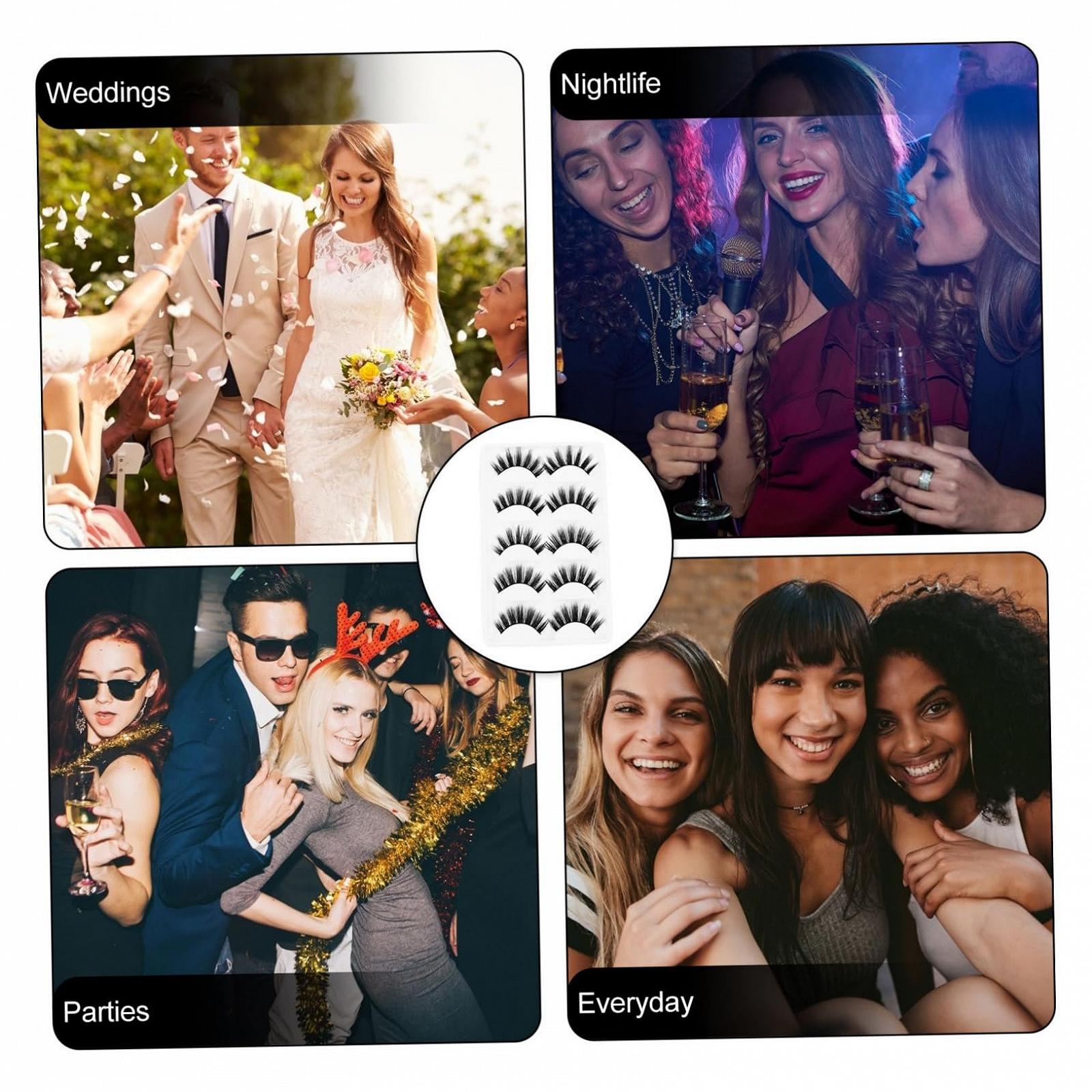 Штучні Healvian 3D Творчі Вії Набір 15 пар, фото №7