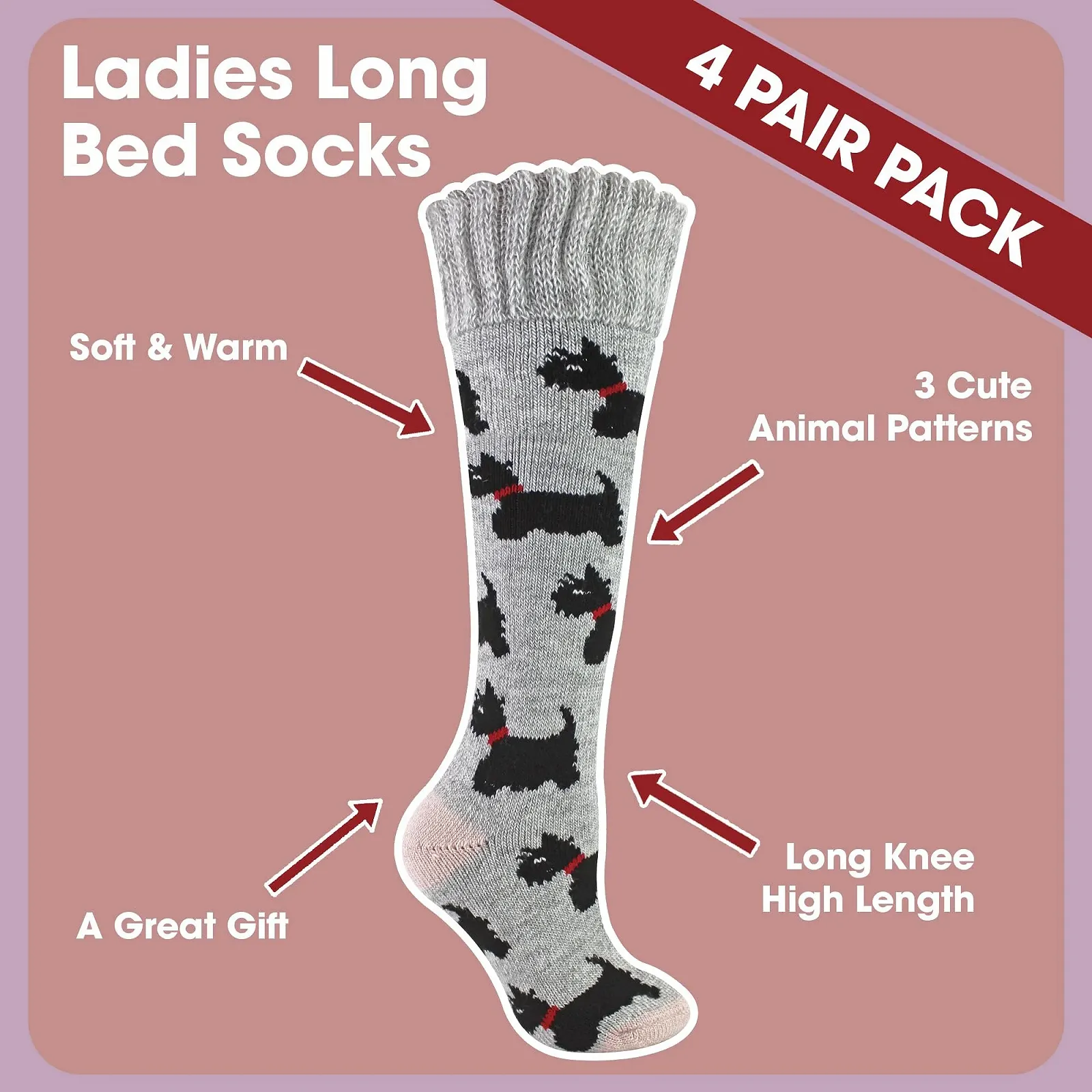 Шкарпетки Sock Snob 4 пари Жіночі, фото №3