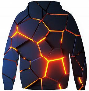 Худи Loveternal Детское 3D принт для мальчиков и девочек, свитер с длинными рукавами и карманами, для возраста 5 - 13 лет synthetic.ua - Фото 1