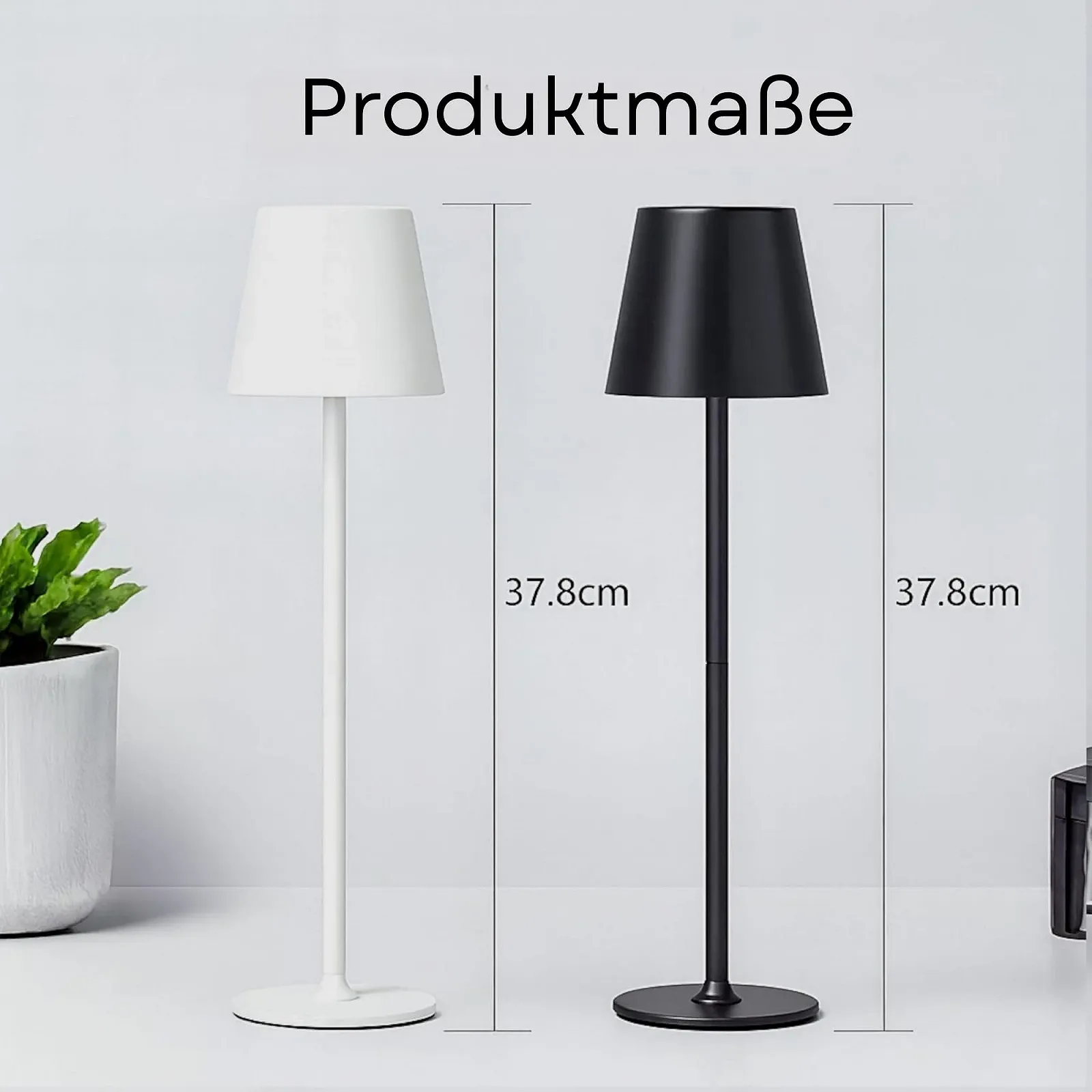 Настільна лампа Nell LED Wireless Rechargeable IP54 Чорна, фото №8