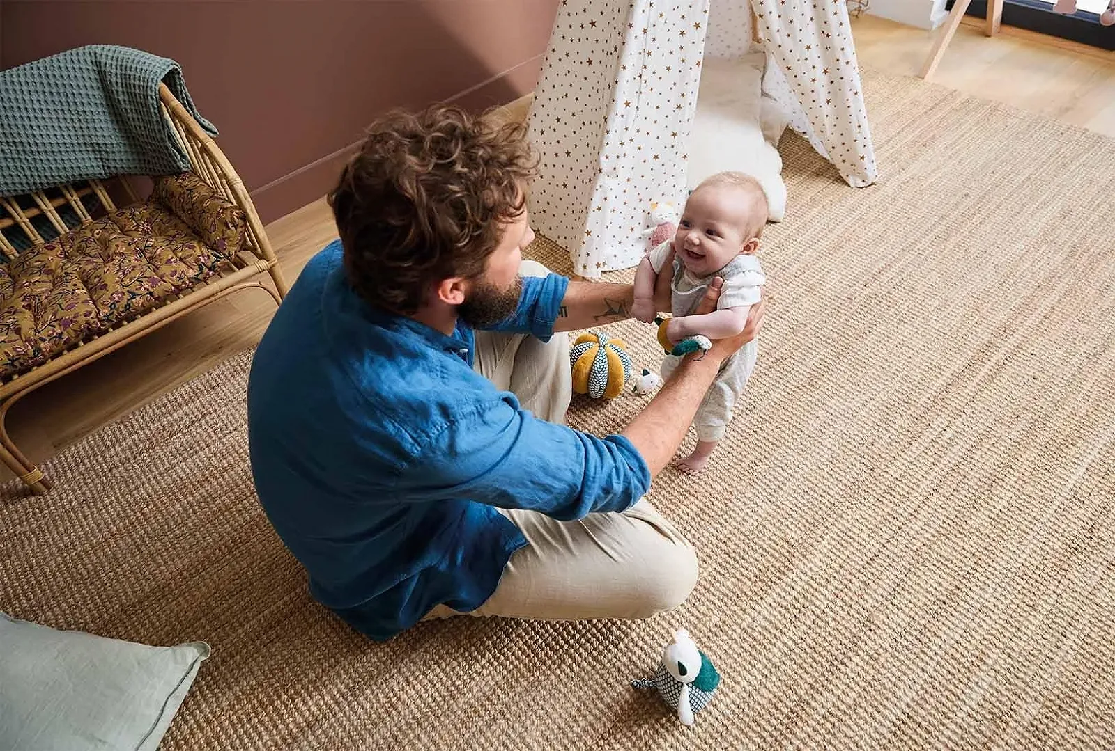 Мягкая игрушка Kaloo Stimuli Мой первый мяч Вибрация 12 см, фото №11