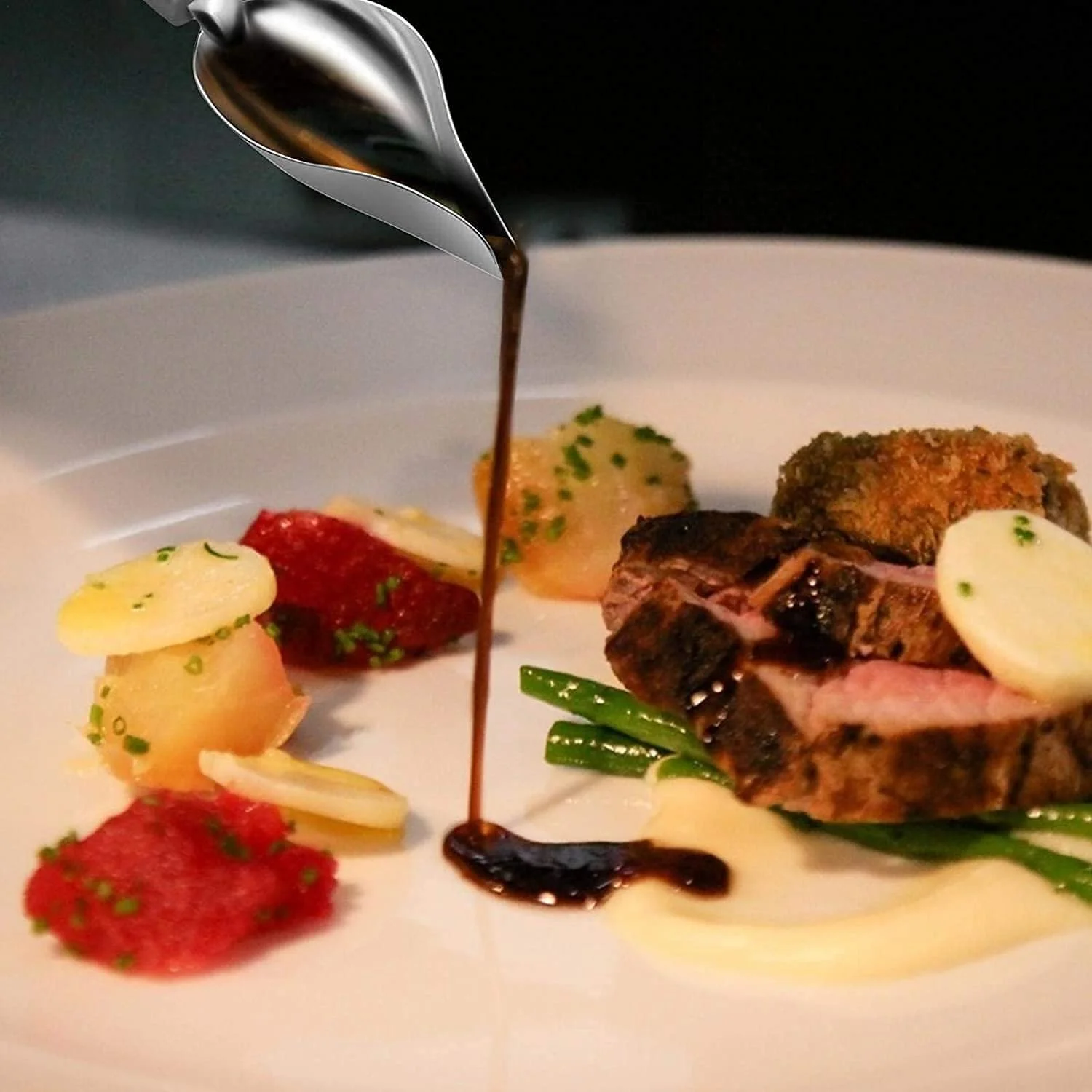 Ложка для декорування з нержавіючої сталі, набір з 2 шт, фото №4