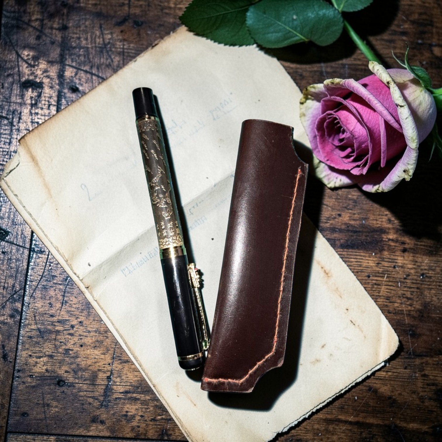 Розкішна кулькова ручка Antique Dragon, фото №1