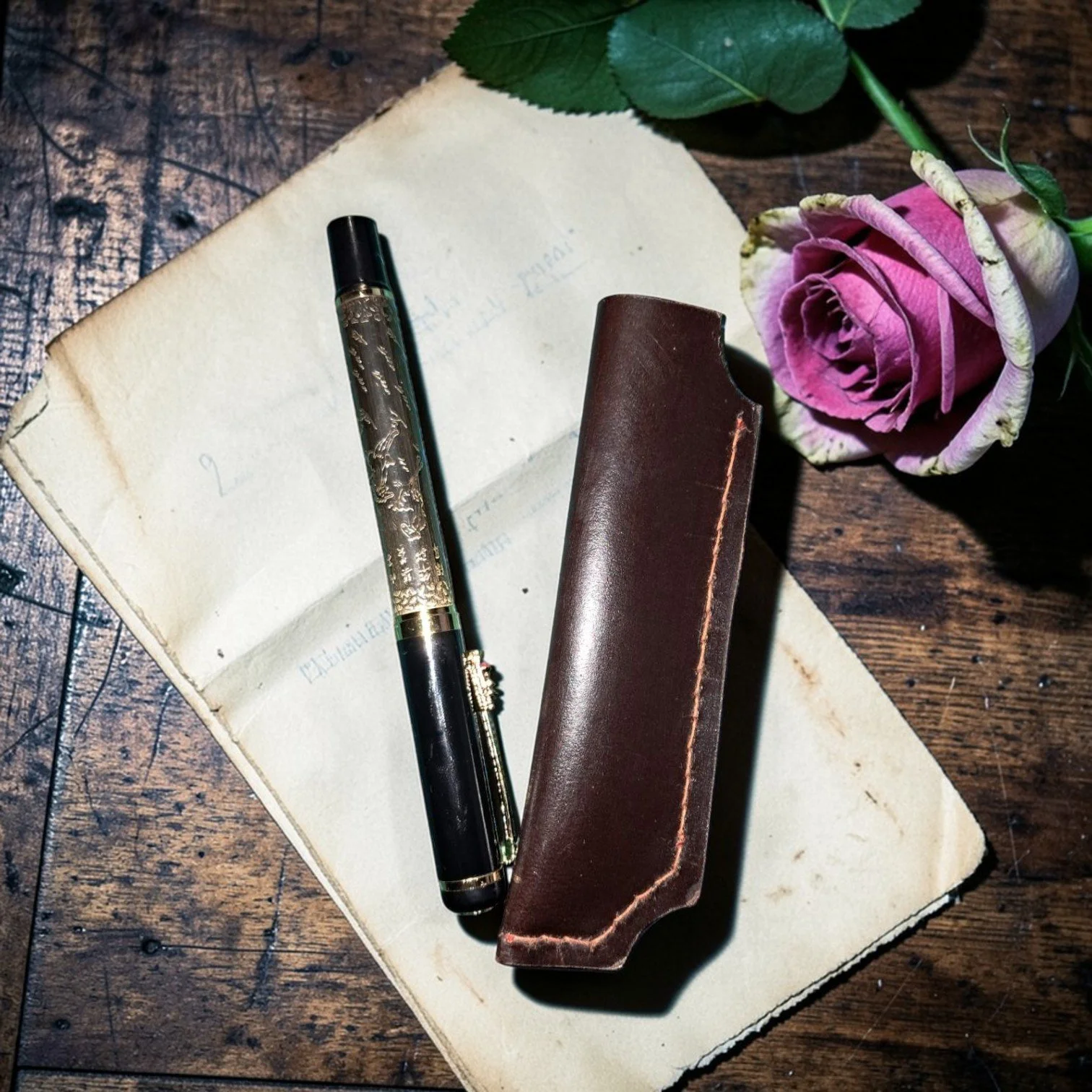 Розкішна кулькова ручка Antique Dragon, фото №1