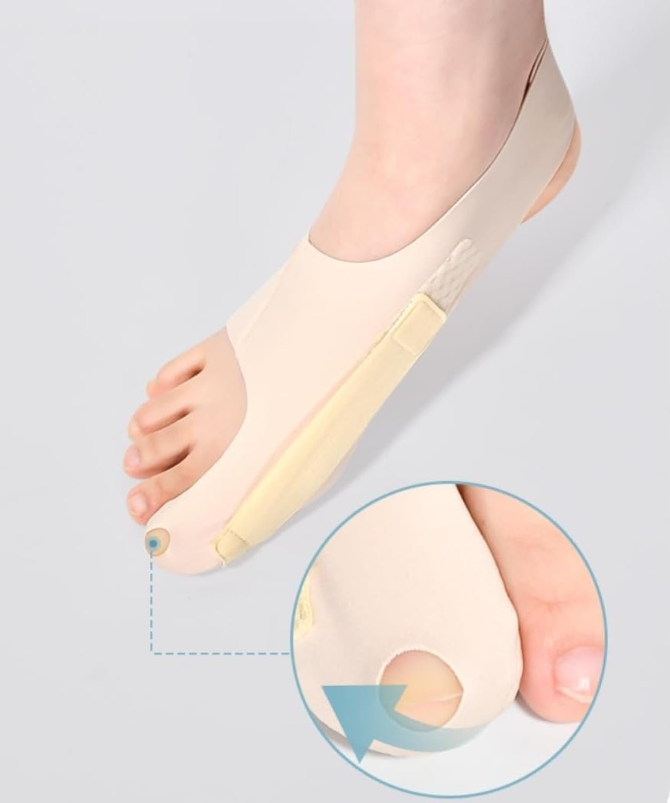 Коректор Hallux Valgus Scientific для щілинних пальців, 1 пара, для чоловіків і жінок, зручний та невидимий, щоб захистити кожен крок, фото №2