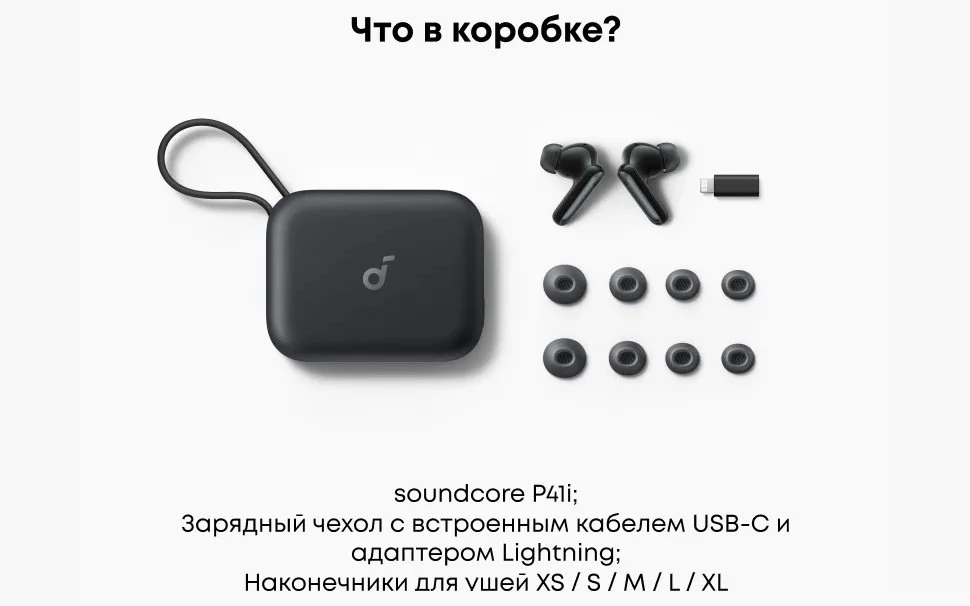 Навушники Anker Soundcore P41i Black, фото №15