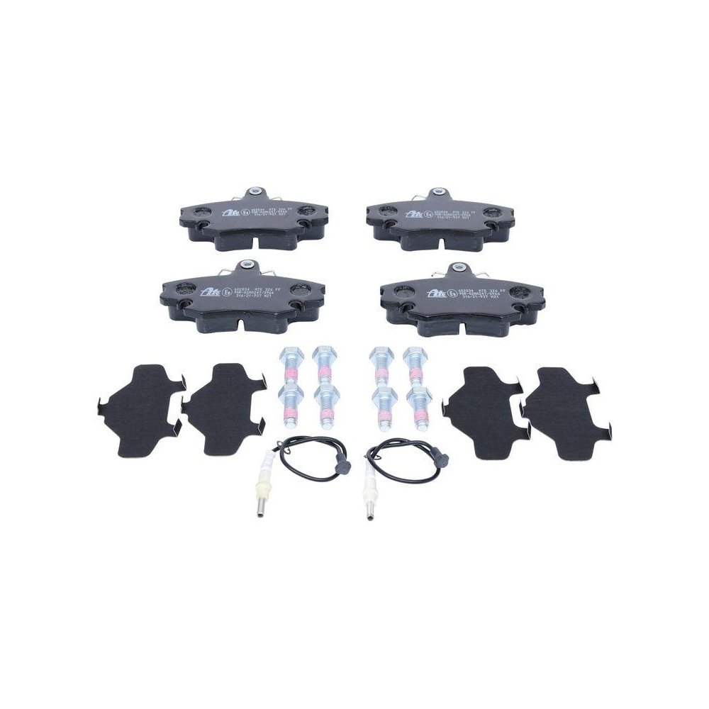 Комплект гальм ATE RENAULT TWINGO I передній гальмівні диски + гальмівні колодки, фото №2