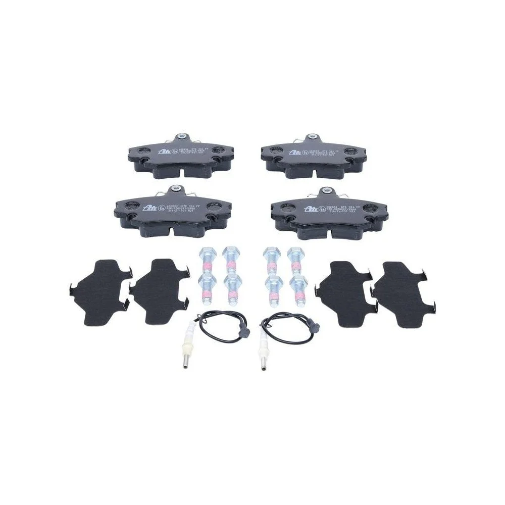 Комплект гальм ATE RENAULT TWINGO I передній гальмівні диски + гальмівні колодки, фото №2