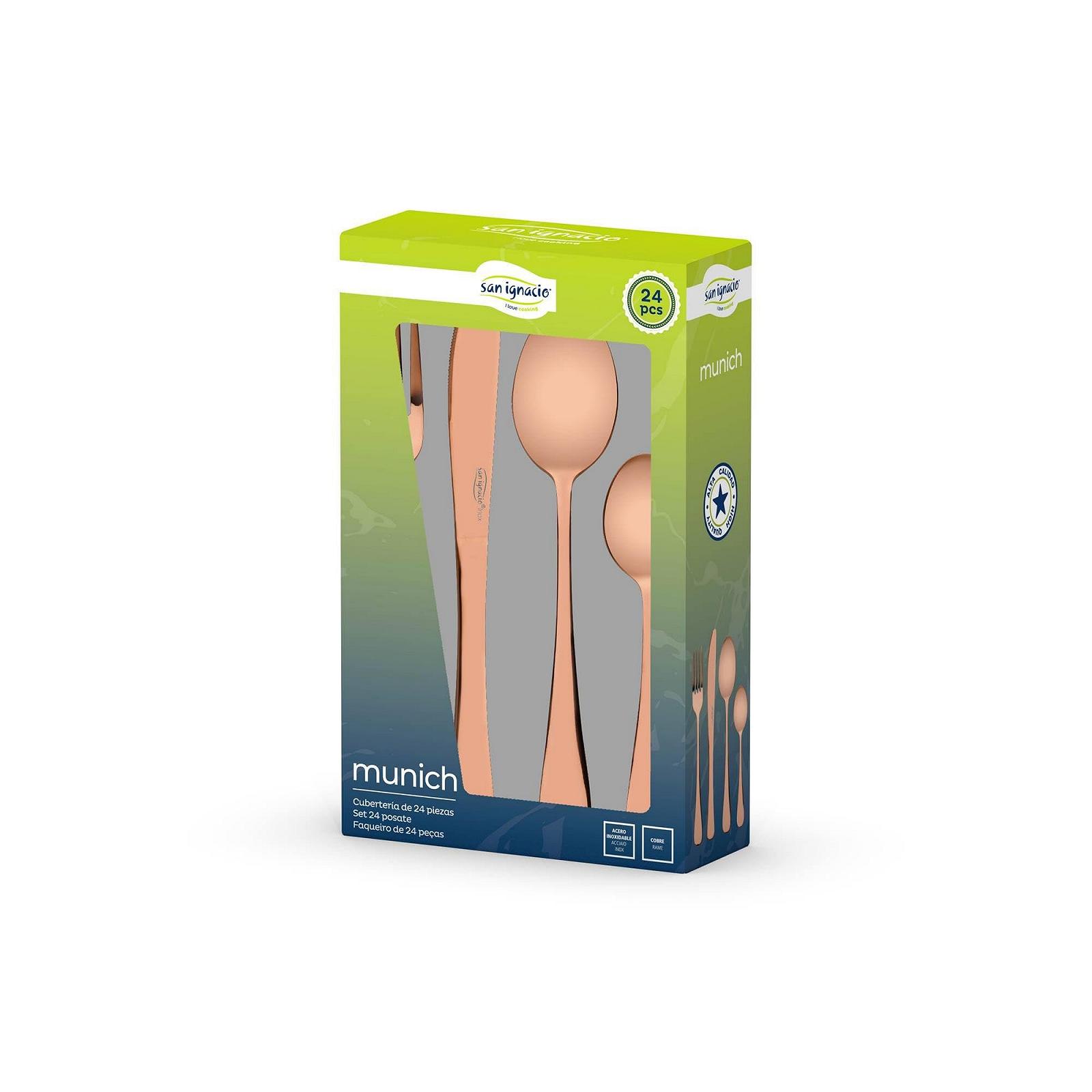Набор столовых приборов San Ignacio, 24 предмета, нержавеющая сталь, фото №6 Набор столовых приборов San Ignacio, 24 предмета, нержавеющая сталь, фото №6