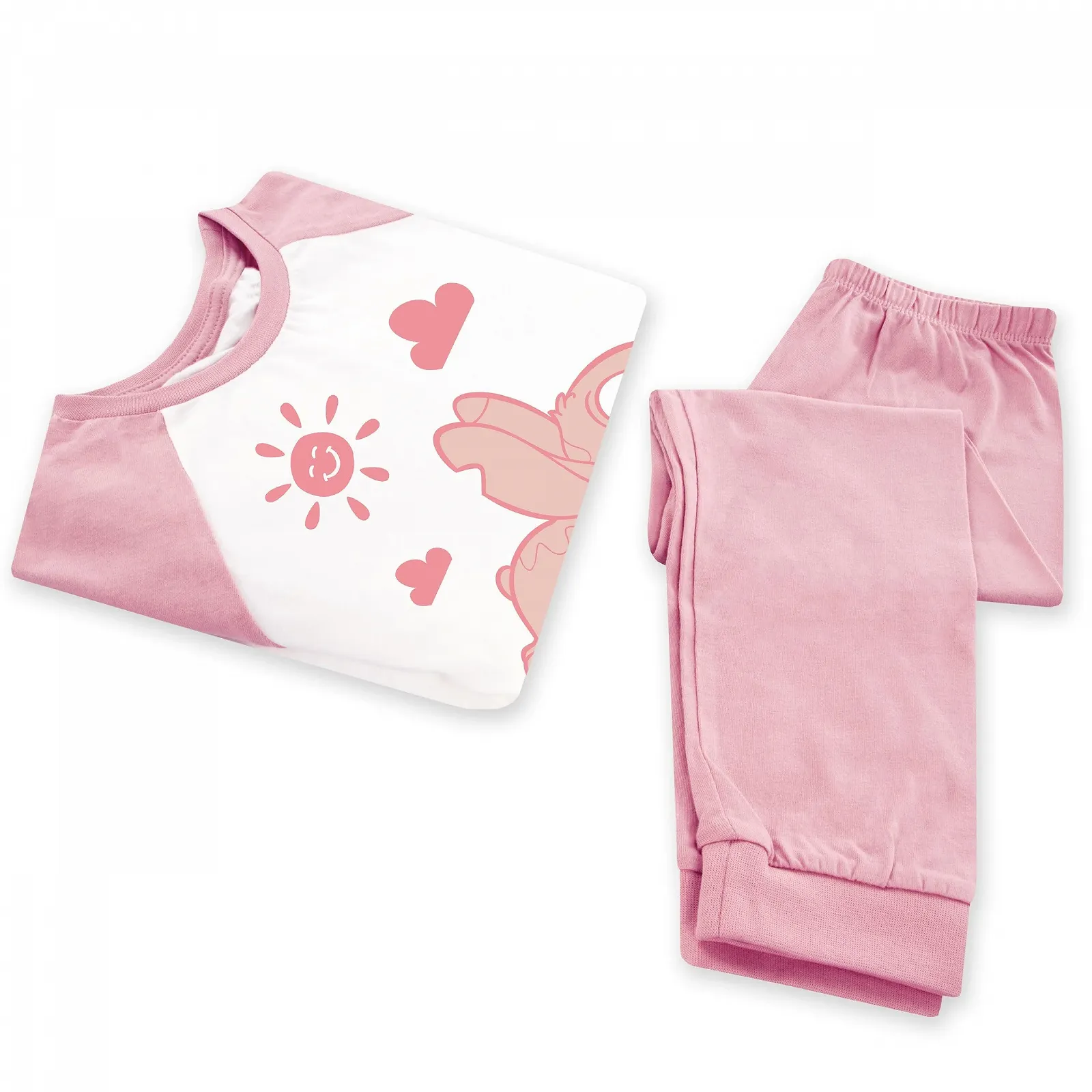 Піжама Disney Stitch, З довгими рукавами, Lilo and Stitch, Бавовняний одяг для дівчат Stitch, фото №7