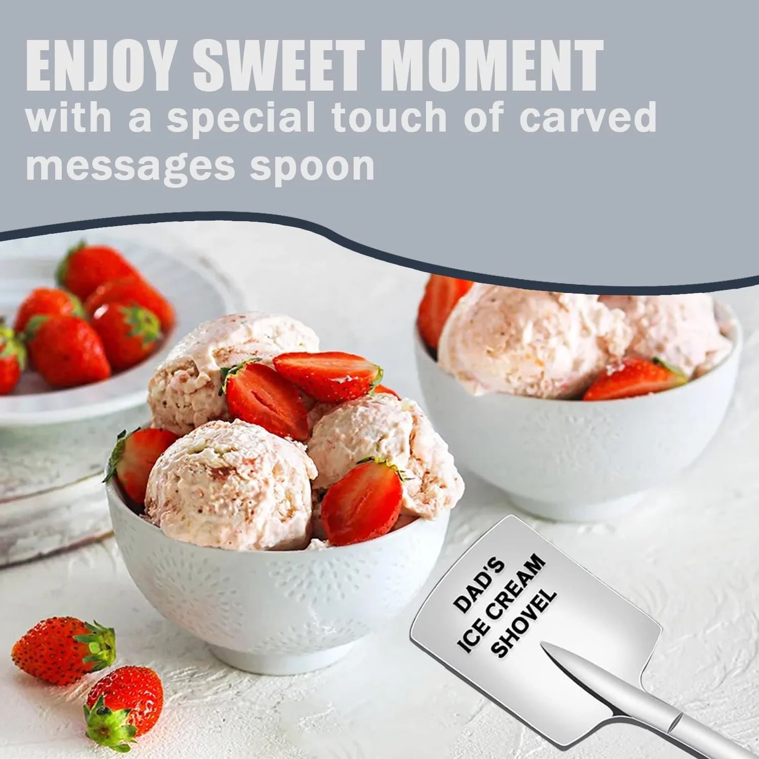 Ложка для морозива для тата, Набір 2 шт., фото №5