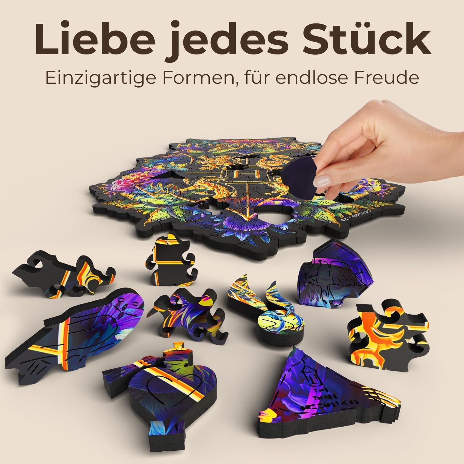 Деревянный пазл Crafthub Harry Potter Fine Oddities A3 201 деталь 27.5 x 33.2 см, фото №3