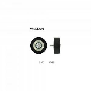 Ролик обвідний/напрямний поліклинового ременя SKF VKM 32091 - Фото 1