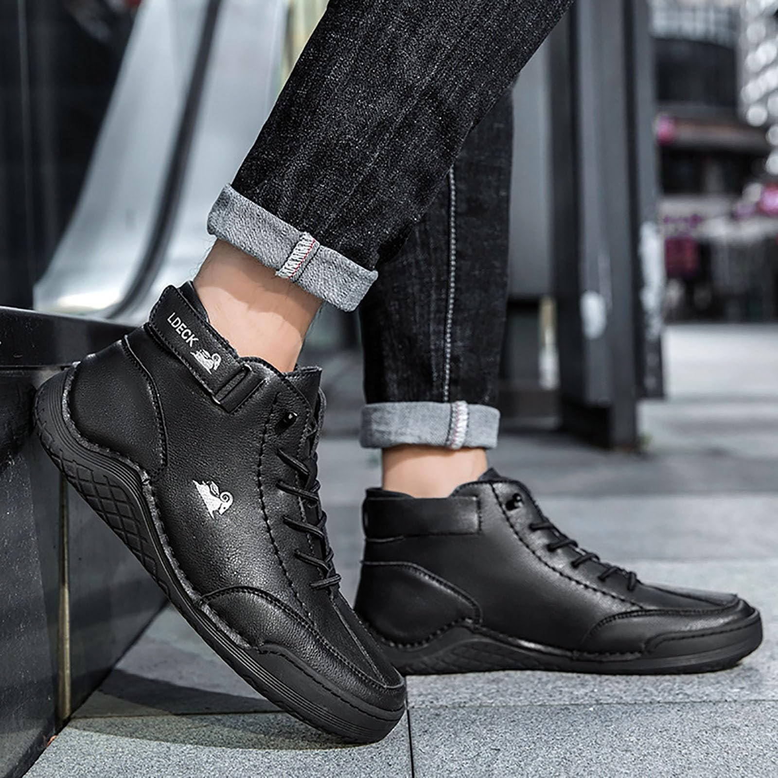 Ботинки Lvnsdknerse Barefoot, кожаные высокие альпака, ковбойские, итальянские, водонепроницаемые, унисекс, размеры, фото №2 Ботинки Lvnsdknerse Barefoot, кожаные высокие альпака, ковбойские, итальянские, водонепроницаемые, унисекс, размеры, фото №2