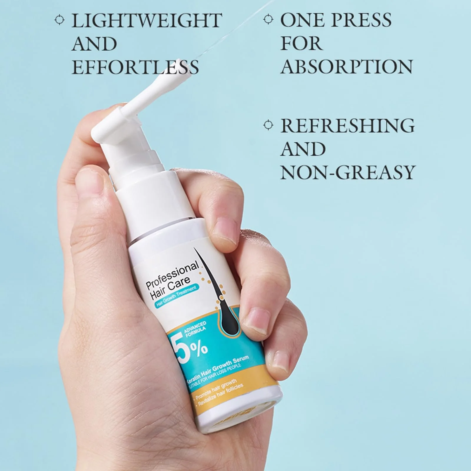 Сироватка для росту волосся Keratin, набір 2 шт, помітний ріст волосся, фото №2 Сироватка для росту волосся Keratin, набір 2 шт, помітний ріст волосся, фото №2