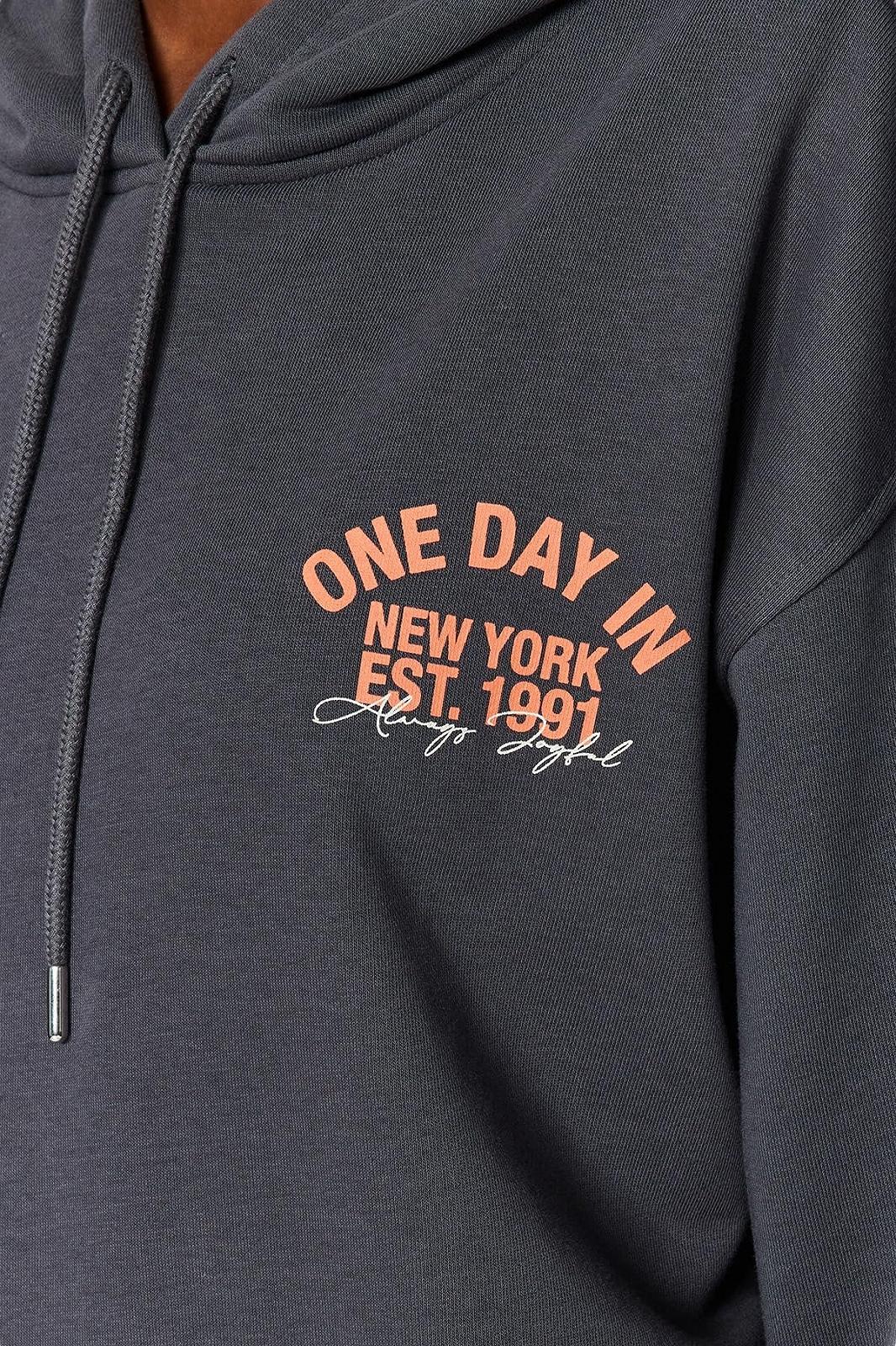 Толстовка TRENDYOL Motto, большой размер, с длинными рукавами, фото №5 Толстовка TRENDYOL Motto, большой размер, с длинными рукавами, фото №5