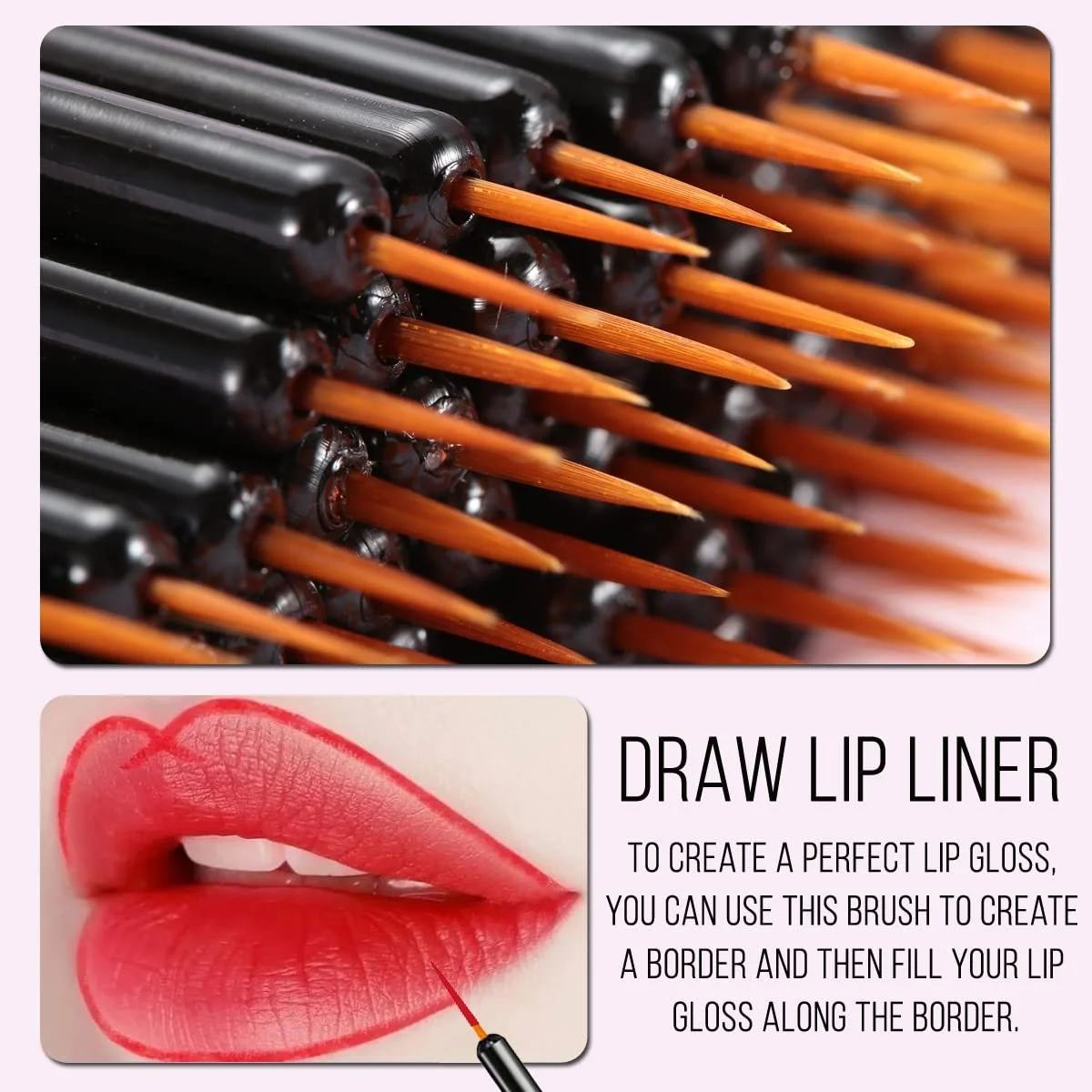 Щіточки для підводки очей KINGMAS Одноразові 100 шт., фото №5 Щіточки для підводки очей KINGMAS Одноразові 100 шт., фото №5