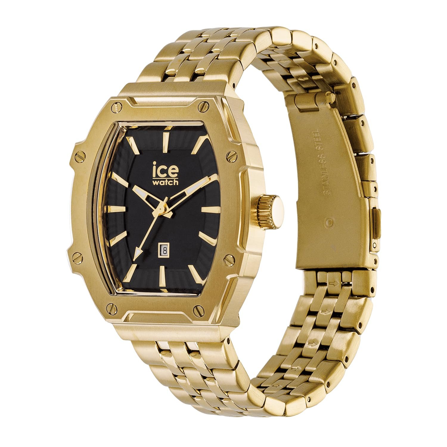 Часы ICE-WATCH Ice Boliday Full Steel Золотые Женские с ремешком из нержавеющей стали (Small), фото №2