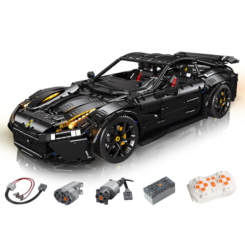 Блок MISINI 91102 Supercar Clamping, 3097 шт Велика автомобіль з дистанційним керуванням Спортивний автомобіль 1:8 MOC Technology Toy, фото №1
