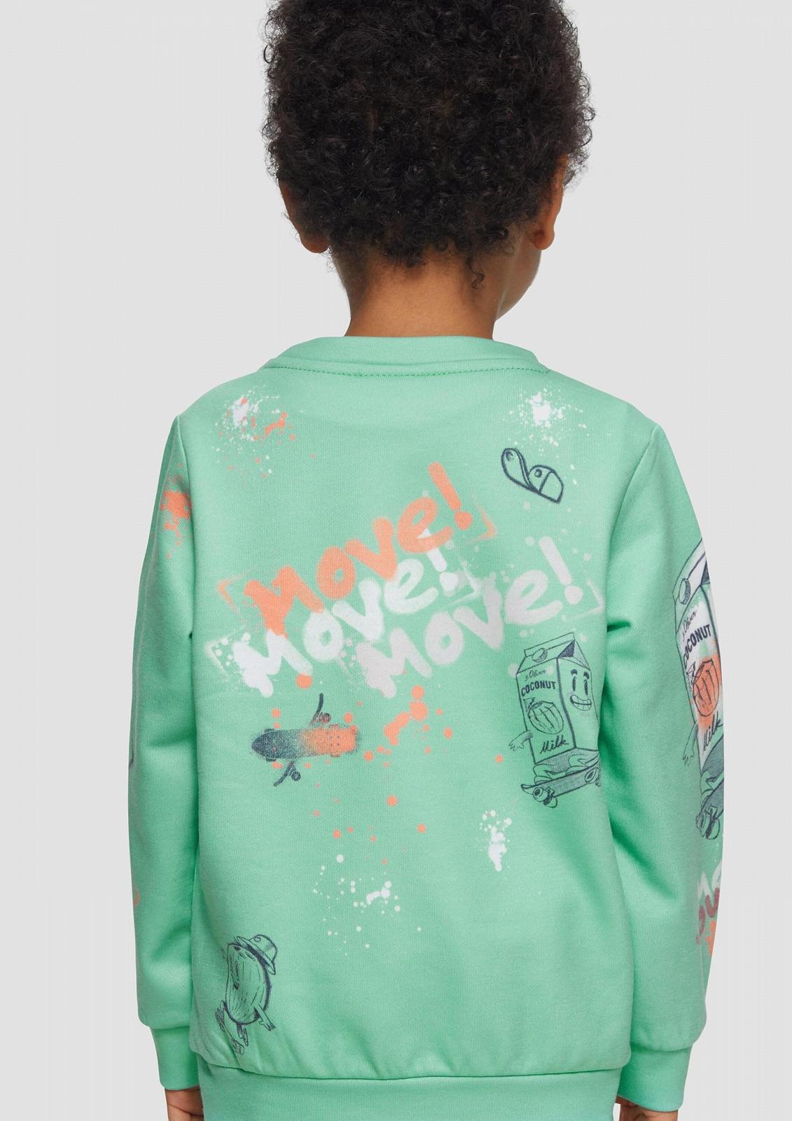 Толстовка s.Oliver мягкая с принтом по всей поверхности, фото №3