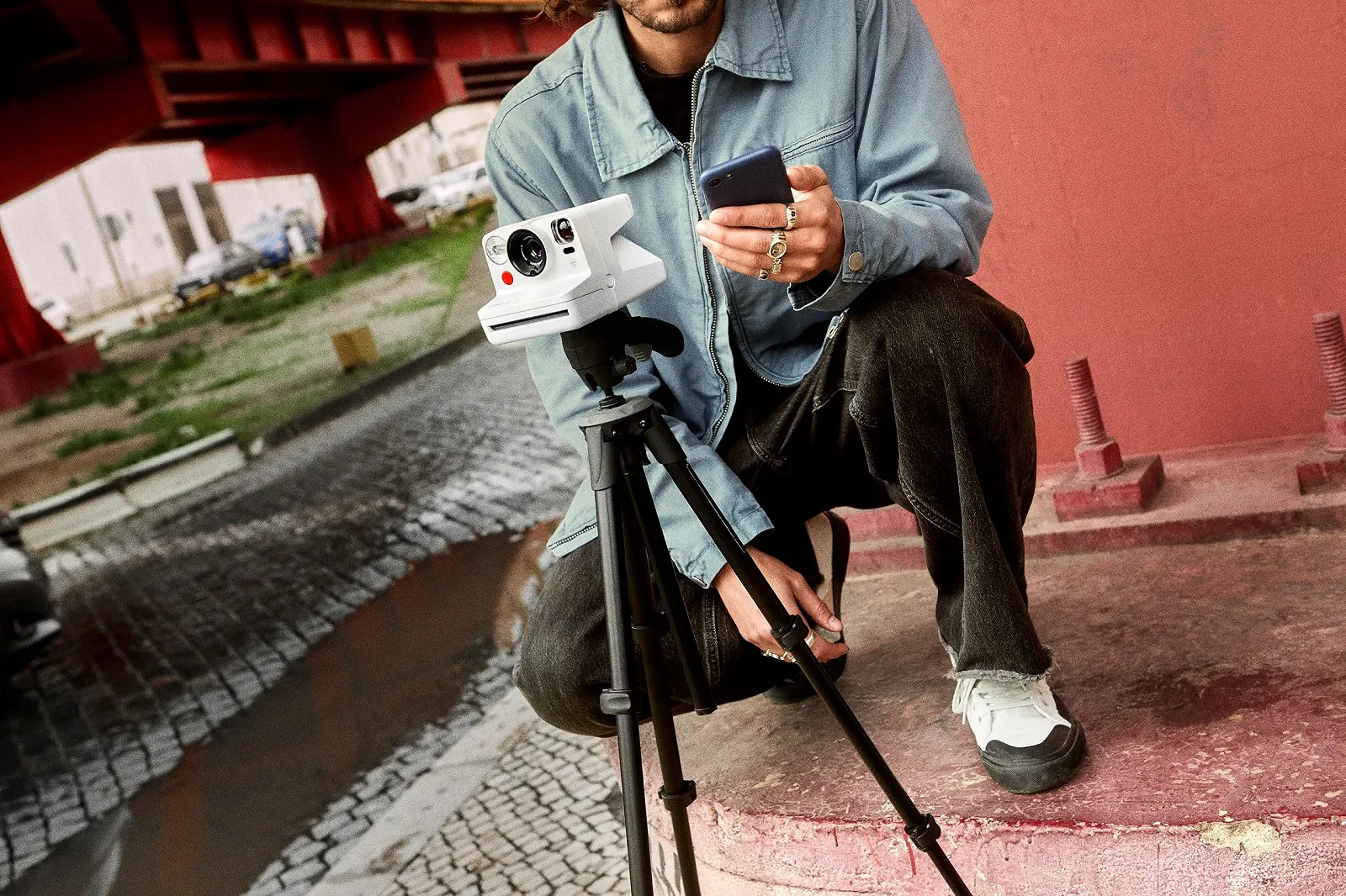 Камера мгновенной печати Polaroid Now+ Generation 3 Bluetooth Black (9160), фото №8