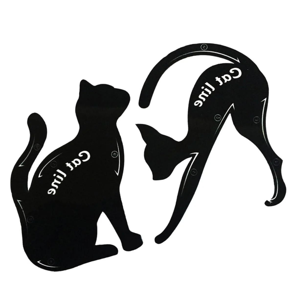 Набор трафаретов для подводки глаз minkissy, фото №5