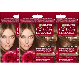 Фарба для волосся Garnier Color Sensation Retouch Темний блонд, 3 шт - Фото 1