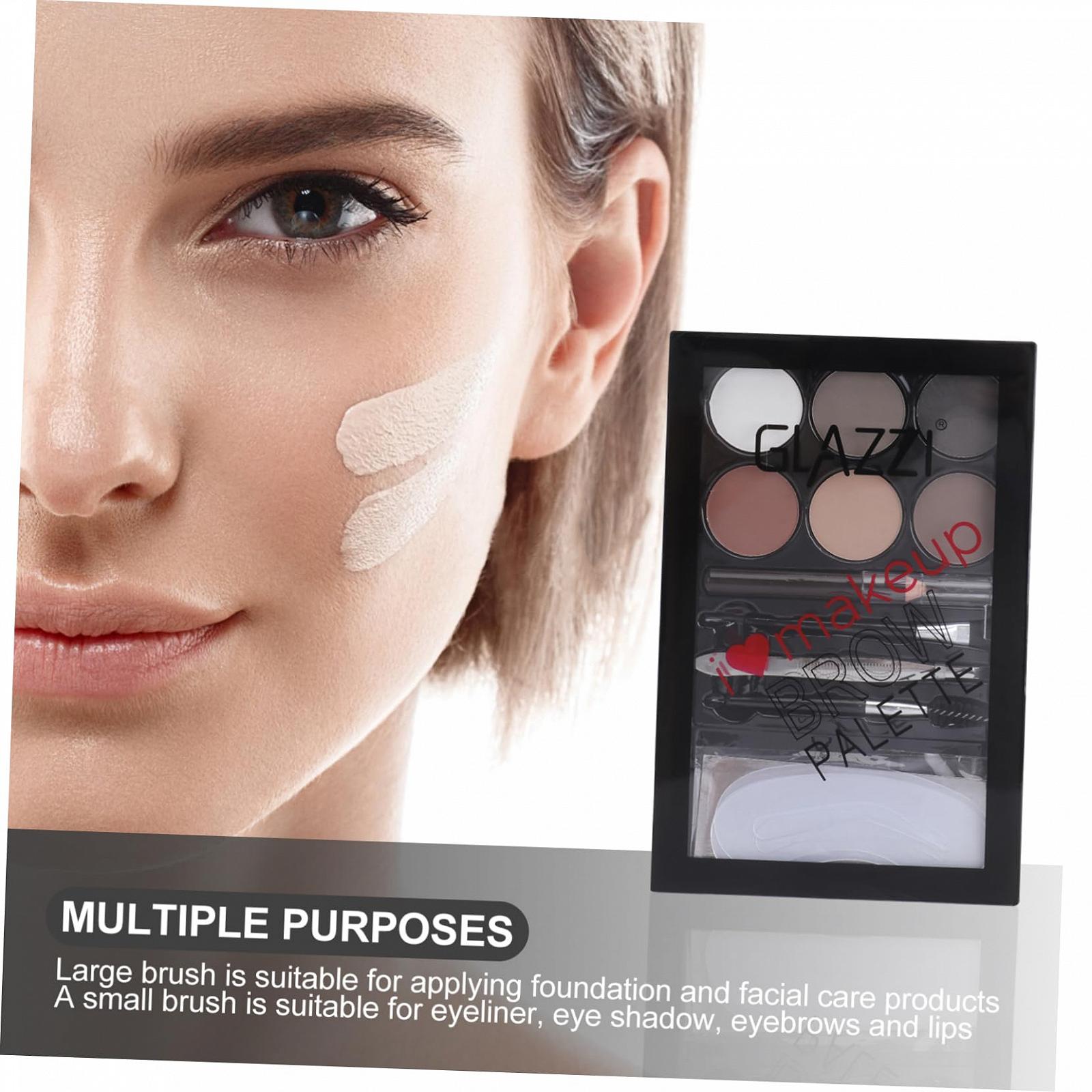 Набор Minkissy 7 для бровей Пудра и кисти Многофункциональный косметический набор, фото №2