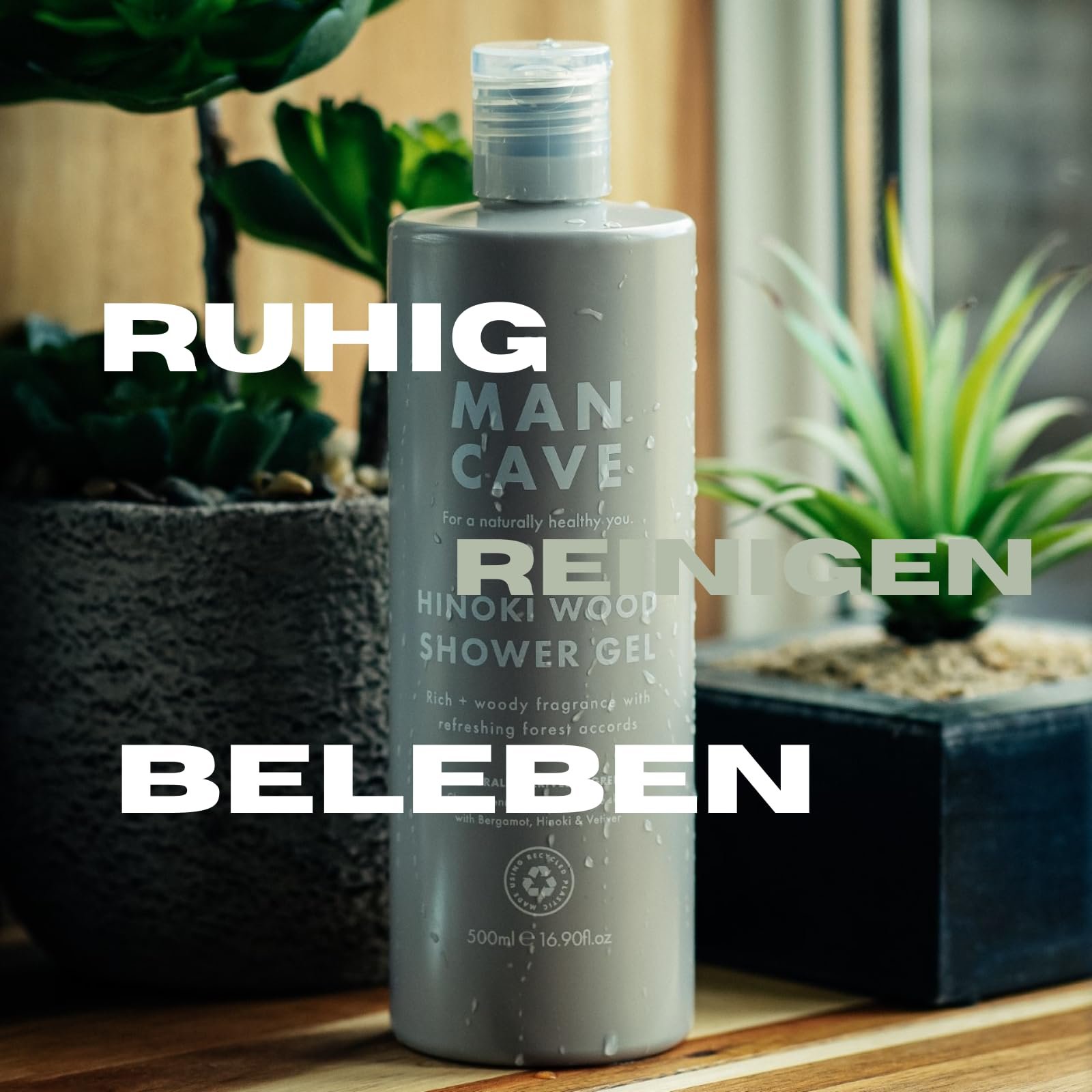 Гель для душу ManCave Hinoki Wood чоловічий 500 мл, фото №4 Гель для душу ManCave Hinoki Wood чоловічий 500 мл, фото №4